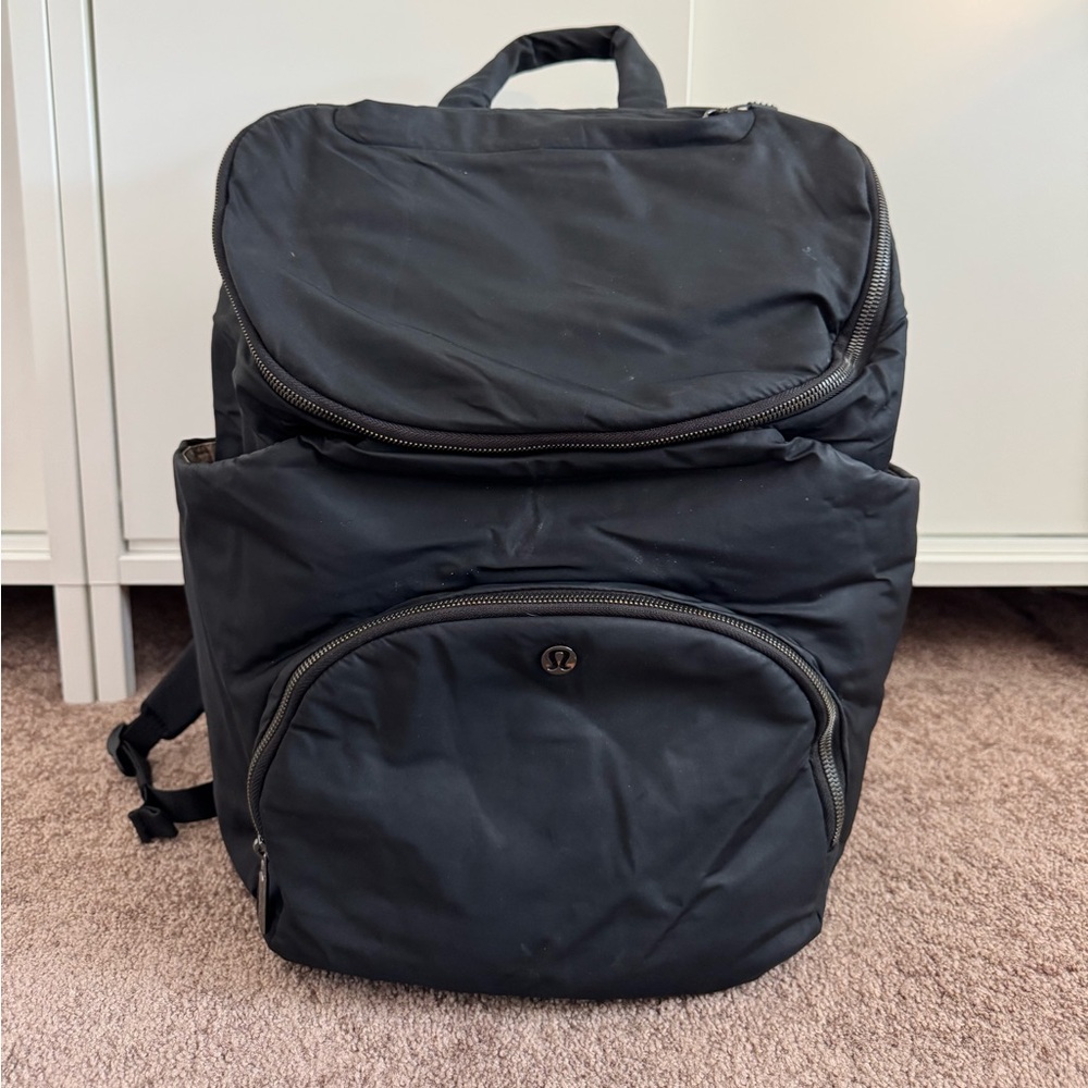 Lululemon Black Diaperbag